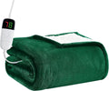 BOMOVA Heated Electric Blanket Full Size - 72" x 84" Heating Blanket with 10 Heating Levels & 8 Hours Auto Off, Warm Flannel Blanket, Christmas Birthday Gifts for Women