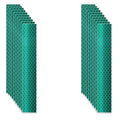 Non Fading Green Reflective Stickers 1 inch X 6 inch, Outdoor Waterproof High Visibility Warning Safety Adhesive Reflector Tape (20 Pcs)