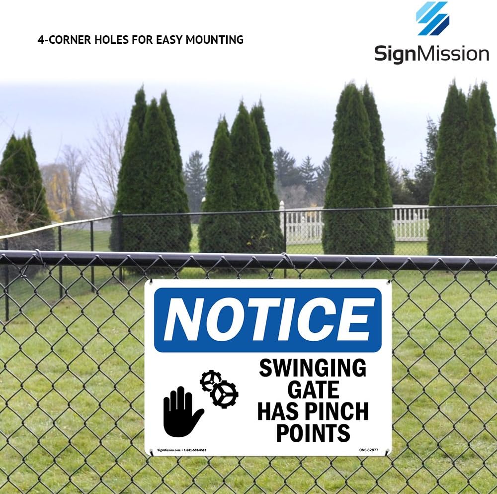 OSHA Notice Sign - Notice Only Authorized Persons to Enter This Area | Vinyl Label Decal | Protect Your Business, Construction Site | Made in The USA
