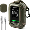 AGT-3000 Portable Carbon Monoxide Detector, 240H Standby, Upgraded CO Sensor for Travel, Rechargeable CO Detector with Audible & Visual Alerts, CO Meter for Camping, 0-1000ppm