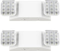 Sunco LED Emergency Lights, Commercial Lighting for Business, Power Outages, Offices, with Backup Battery (90 Minutes), Wall Mount, Hard Wired, 120-277V, Fire Resistant (94V-0) UL 2 Pack.