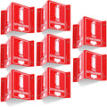 T&R Fire Extinguisher Sign, Fire Extinguisher with Down Arrow - 8 Pack - 8 x 6 Inches Acrylic, 4 pre-drilled holes, Includes Matching Screws, Use for Home Office/Business