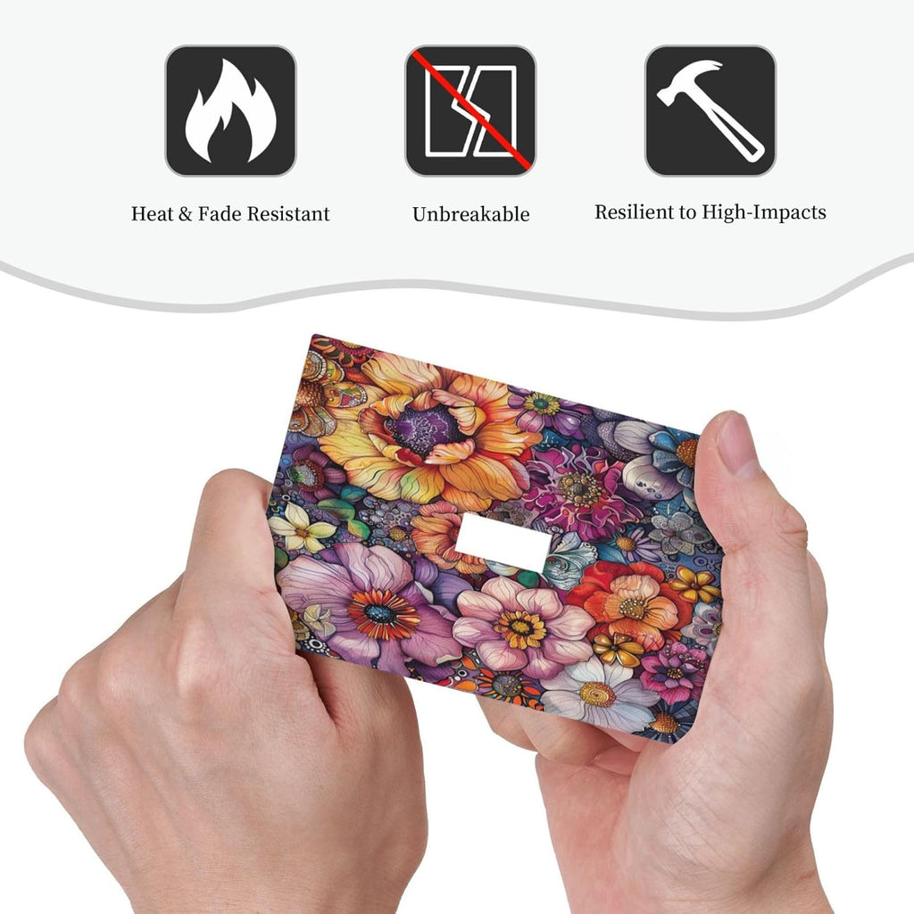 Decorative Light Switch Cover Colorful Bohemian Flowers Vintage Boho Floral 1 Gang Single Toggle Device Electrical Faceplate Switchplates Decorator Outlet Wall Plate for Bed Room Decor