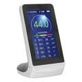 Pissente Decibel Meter Wall Hanging LCD Sound Level Reader 30130db Noise Time Temp Humidity PM 2.5 1.0 10 Teter for Home