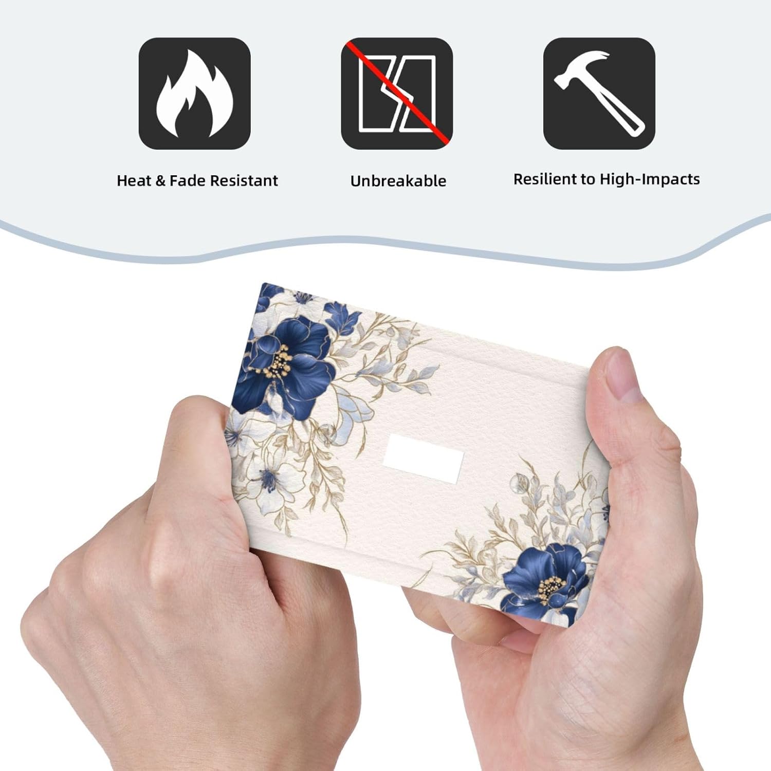 Decorative Light Switch Cover Plate Rustic Blue White Flowers Floral Penoy 1 Gang Wall Plate Oversized Single Toggle Wall Cover Plate Jumbo Electrical Switchplate Face Plate