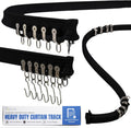 Aluminum Flexible Ceiling Curtain Track – 3ft-9.8ft / 3m Bendable Wall/Ceiling Mount Rail, Smooth Glide System for Bay Windows, RVs, Room Dividers, Showers – Easy Install & Custom Fit