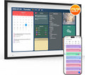 Digital Calendar 15.6" Smart Calendar&Chore Chart, 1920*1080 Interactive Touchscreen Electronic Calendar for Family Schedules, 64GB Wifi Meal Planner, Wall&Desk Mountable, 2025 Calendar-Black