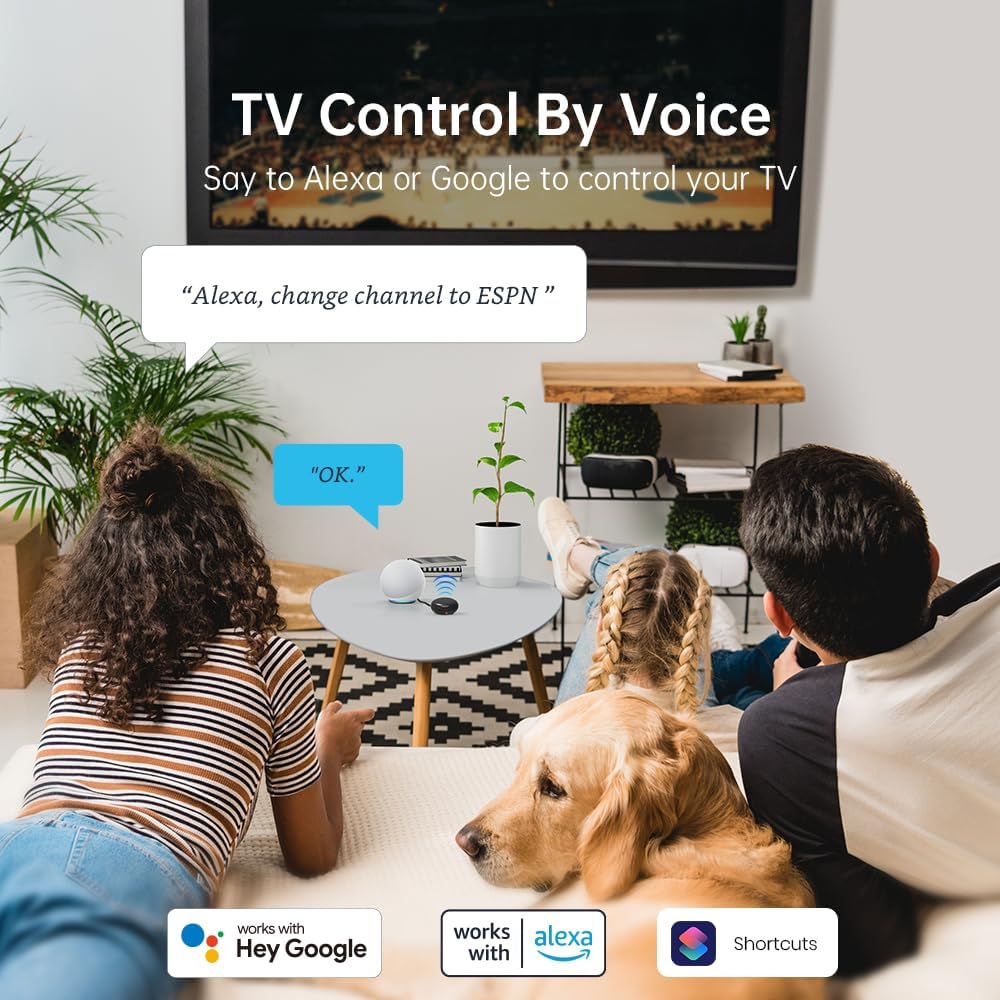eRemote Hub Smart Wi-Fi IR Universal Remote Control, Infrared Blaster for TV, Aircon, STB, IR2MQTT Home Assistant, Compatible with Alexa, Google Home (eRemote HA)