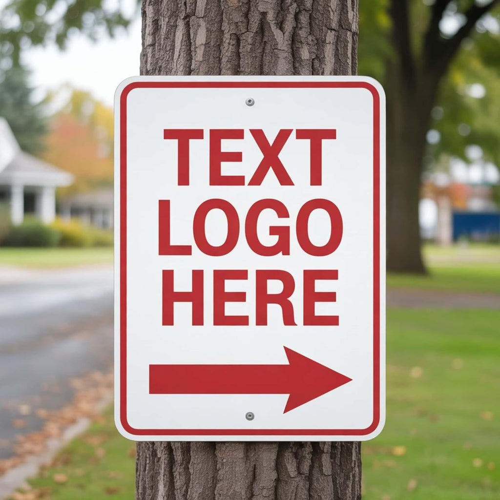 Custom Metal Sign Outdoor, Personalized Metal Signs for Office, Business, Home, 14x10 Inches, Rust Free .040 Aluminum