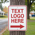 Custom Metal Sign Outdoor, Personalized Metal Signs for Office, Business, Home, 18x14 Inches, Rust Free .040 Aluminum
