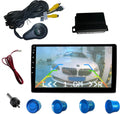 LCD Parking Sensor Kit - Displays Data on Original Screen, Easy Rear Installation, Compatible with CVBS Cameras (Not for AHD), 18 Probe Colors to Match Any Vehicle