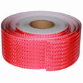 Red Reflective Tape Outdoor Waterproof 4 inch Wide, High Visibility Warning Industrial Marking Tape, Safety Stickers (168 feet)
