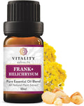 Vitality Extracts Frank+ Helichrysum Essential Oil Blend - 10ml, Frankincense Boswellia Seratta, Aromatherapy, Soft Skin, Relief from Daily Aches & Soreness, Natural