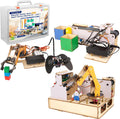 ACEBOTT IoT STEM Kit for Kids，Smart Factory Starter Kit for Arduino ESP32，3D Wooden Puzzles DIY Model Science Educational Set Building Toys for Adults Teens 10+