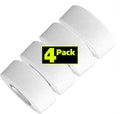 Professional Premium Grade Gaffer Tape - Heavy Duty Pro Gaff Tape - Holds Down Wires Leaves No Sticky Residue Easy to Tear, Multipurpose (4-Pack Gaffers Tape White, 1 Inch x 8 Yards Each roll)