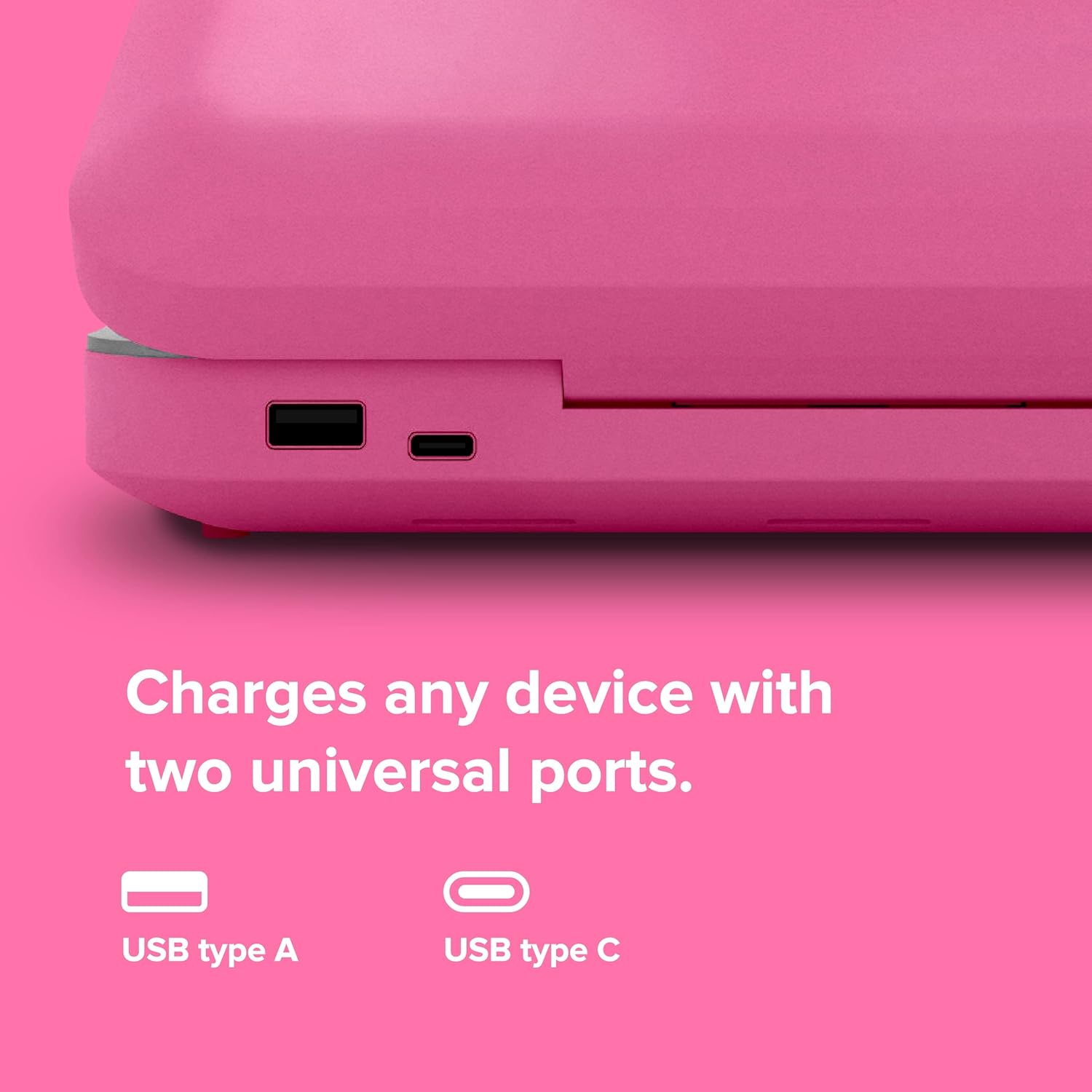 PhoneSoap 3 UV Cell Phone Sanitizer and Dual Universal Cell Phone Charger | Patented and Clinically Proven UV Light Sanitizer | Cleans and Charges All Phones - Orchid