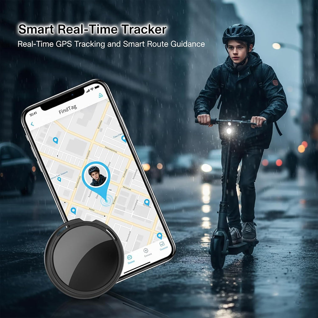 Car GPS Tracker Work with Find My (iOS Only) Mini Real Time Tracking Devices for Vehicles Hidden Magnetic Case Item Finder Global Coverage for Kids Dogs Truck No Monthly Fee or Subscription Waterproof