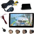 LCD Parking Sensor Kit - Displays Data on Original Screen, Easy Rear Installation, Compatible with CVBS Cameras (Not for AHD), 18 Probe Colors to Match Any Vehicle
