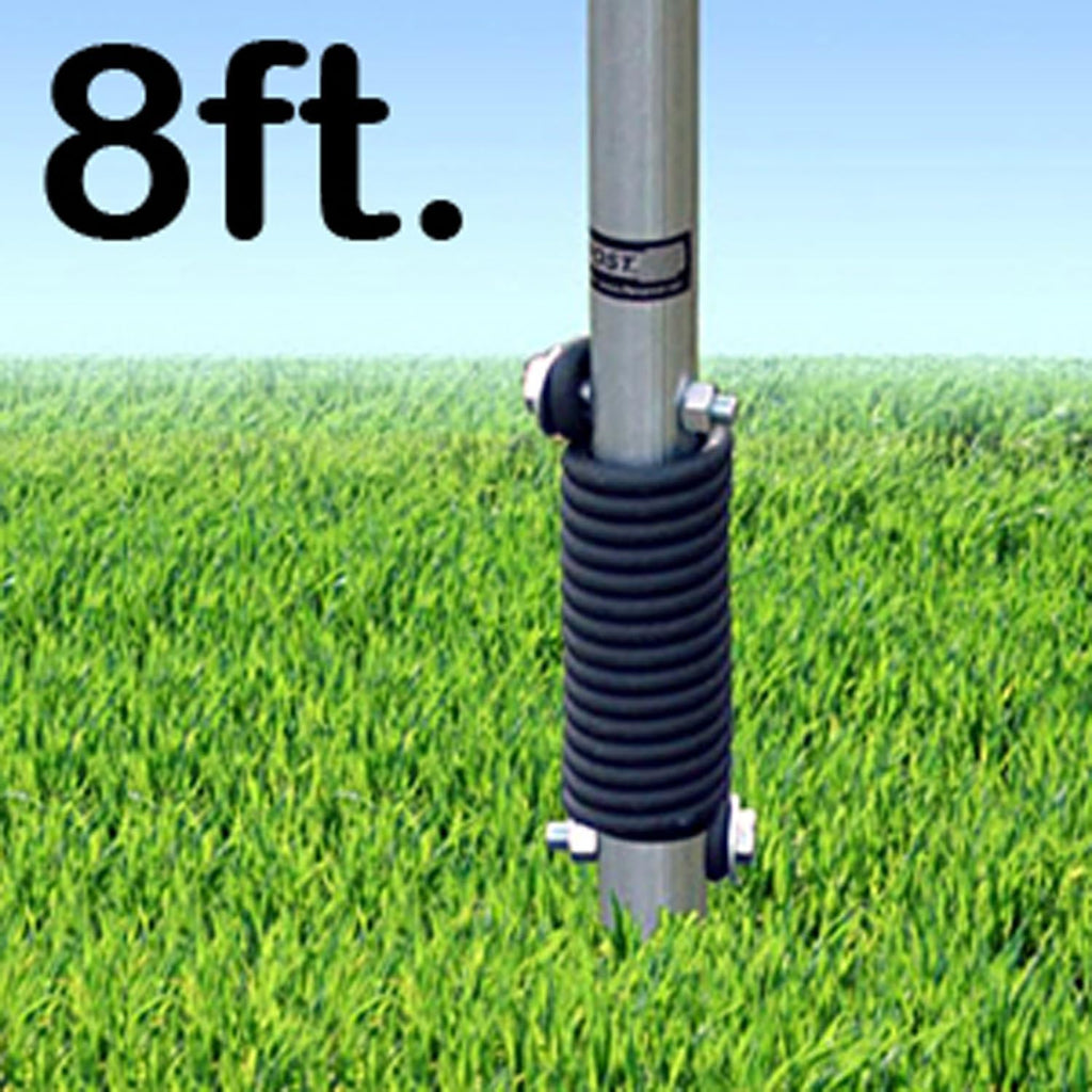 SmartSign 8 feet FlexPost Signpost for Natural Ground - Flexible Sign Post with Heavy-duty Spring, Made in USA