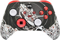 Hand Airbrushed Fade Custom Controller Compatible with Xbox Series X/S & Xbox One (Series X/S Bloody Forgiveness W/Red Chrome Inserts)