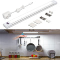WOBANE Under Counter Lighting, Under Desk Light Bar, Hand Wave Activated, 12 inch Dimmable Panel, Super Bright Aluminum Strip Light for Kitchen,Shelf,Cupboard,Closet,Workbench,Cabinet,6000K White