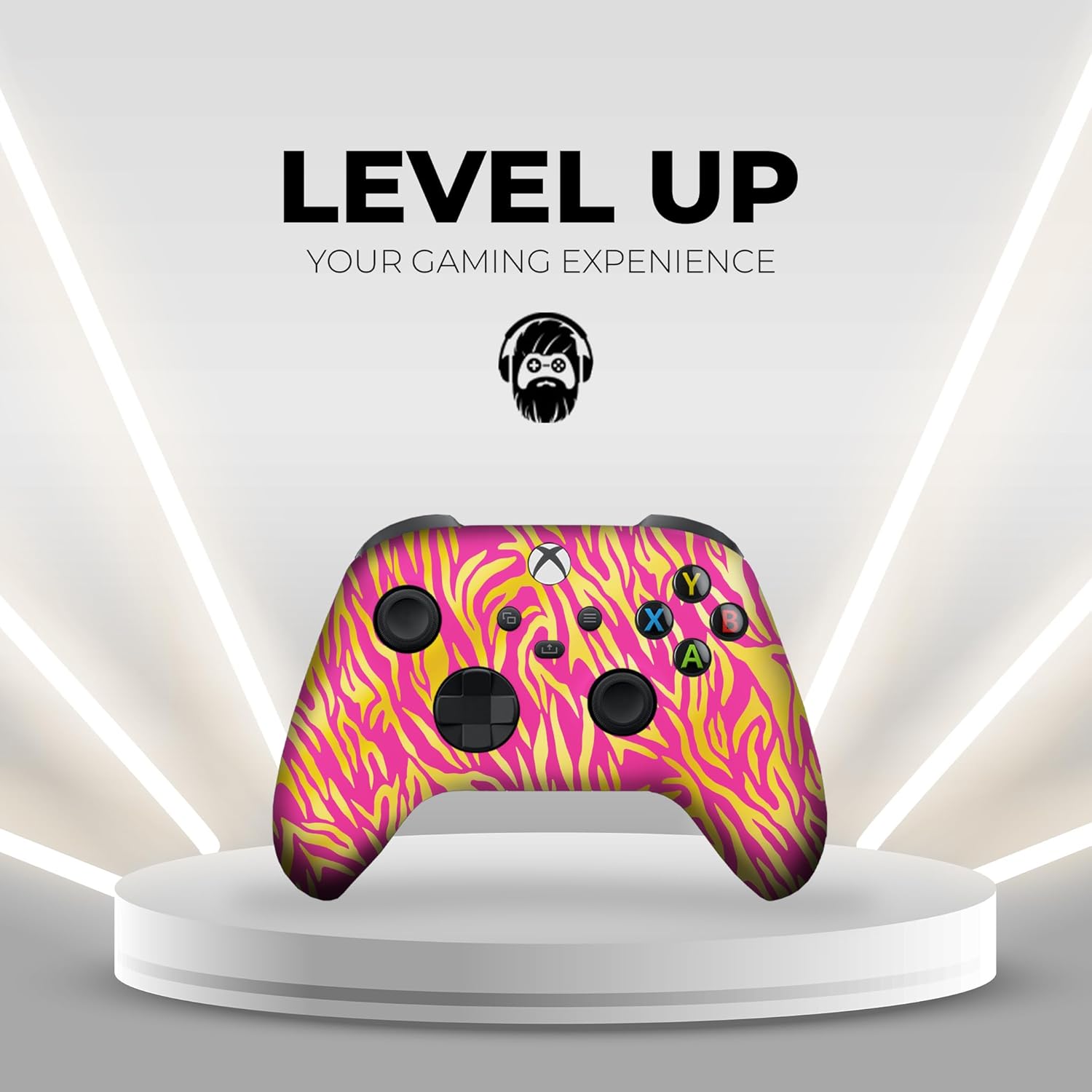 DreamController Nobility Tiggger Custom X-box Controller Wireless compatible with X-box One/Series X/S Proudly Customized in USA with Permanent HYDRO-DIP Printing (NOT JUST A SKIN)