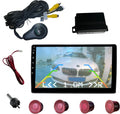 LCD Parking Sensor Kit - Displays Data on Original Screen, Easy Rear Installation, Compatible with CVBS Cameras (Not for AHD), 18 Probe Colors to Match Any Vehicle