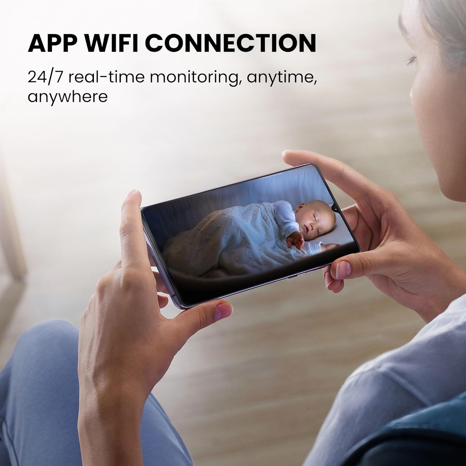 2025 Upgraded Security Camera, 4K HD Mini Nanny Cam for Home with Night Vision, WiFi Indoor Camera, 100 Days Long Battery Life, Motion Detection, Remote Viewing, Wireless Surveillance Cam