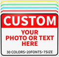 Bulk Custom Signs Outdoor Metal Sign Personalized Signs for Business, Office, Home, Road Signs, Garden Signs, Parking Signs, Decorative Signs, 12''x8''
