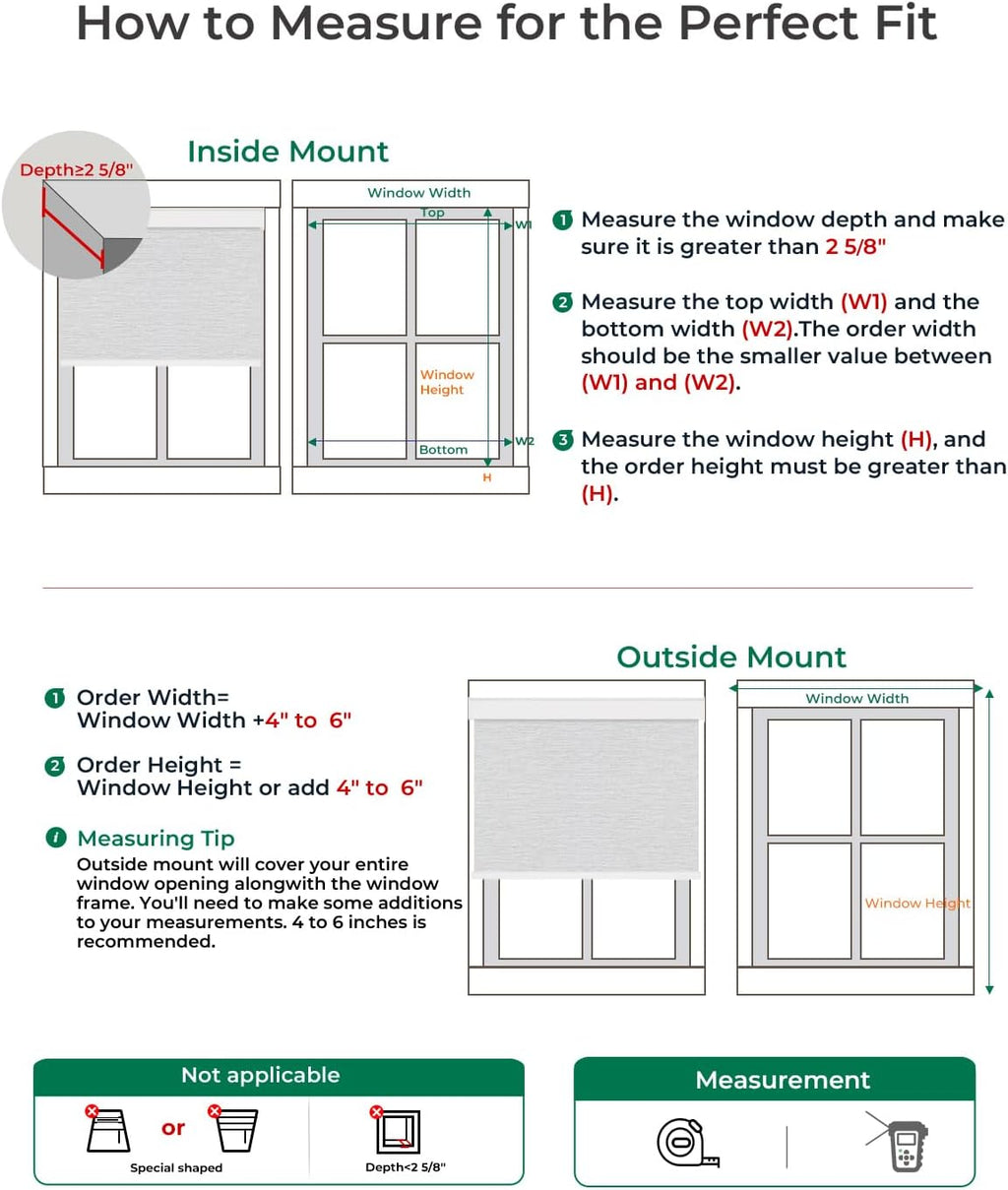 Allesin Motorized Roller Blinds – Rechargeable Smart Shades with Remote & Quiet Motor, Top/Bottom Aluminum Rails, Alexa-Compatible for Window (Custom Size, 100% Blackout Fog-Slub)