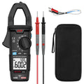 MESTEK Clamp Meter, Digital Clamp Multimeter Voltage Tester TRMS 6000 Counts Current Amp Volt Meter, Voltmeter Measures NCV AC DC Current Voltage Resistance Capacitance Temperature Diodes Continuity