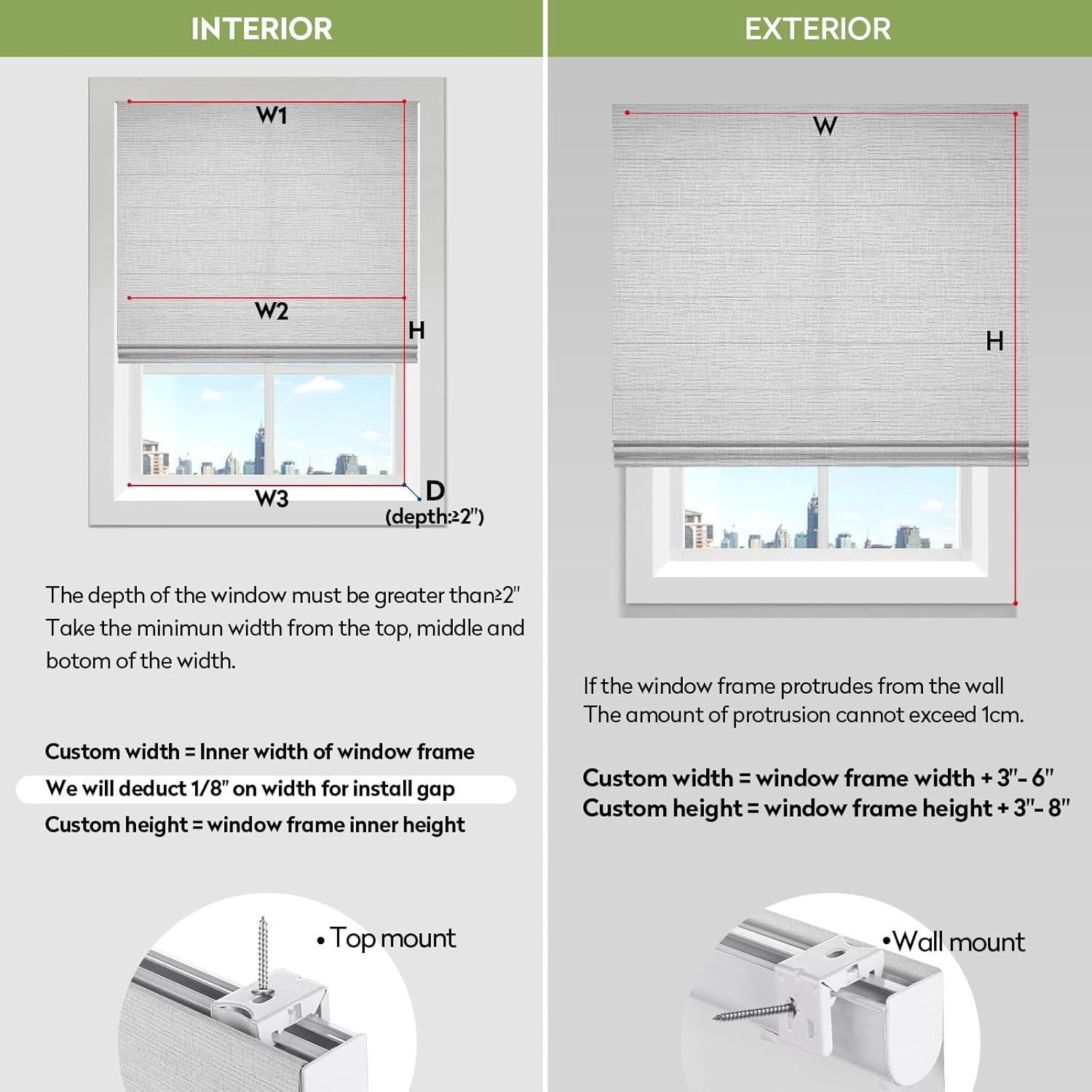 ZSTARR Smart Roman Shades Rechargeable Motorized Blinds with Remote Light Filtering Roman Window Shades Plain Fold Soft for Doors Bedroom, Custom Size (Light Gray)