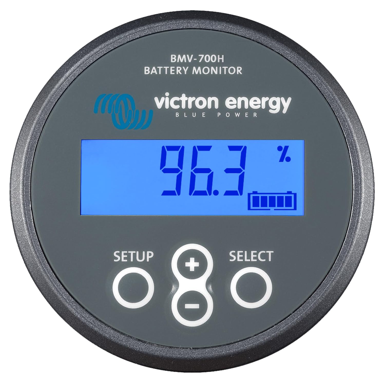 Victron Energy BMV-700H Battery Monitor with Shunt & Display - 60-385 VDC - Grey