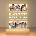 Personalized Anniversary Birthday Gifts for Women Men, Customized Picture Frames, Custom Photo Frame with Photos, Customized Valentines Day Gifts for Him Her Girlfriend Boyfriend