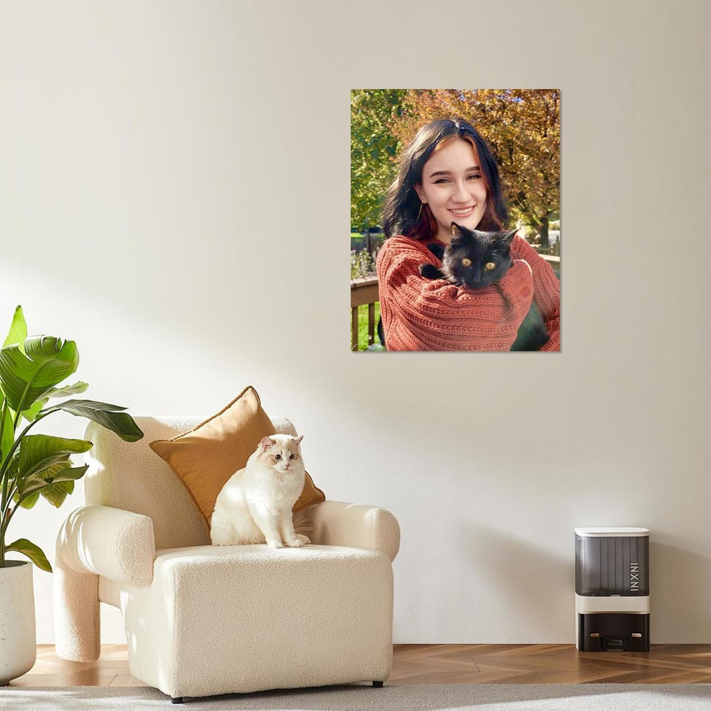 YXIMOX Custom Canvas Prints with Your Photos, Personalized Wall Art, Home Decor,Custom Canvas Print, Made in USA(11"x16", Unframed)