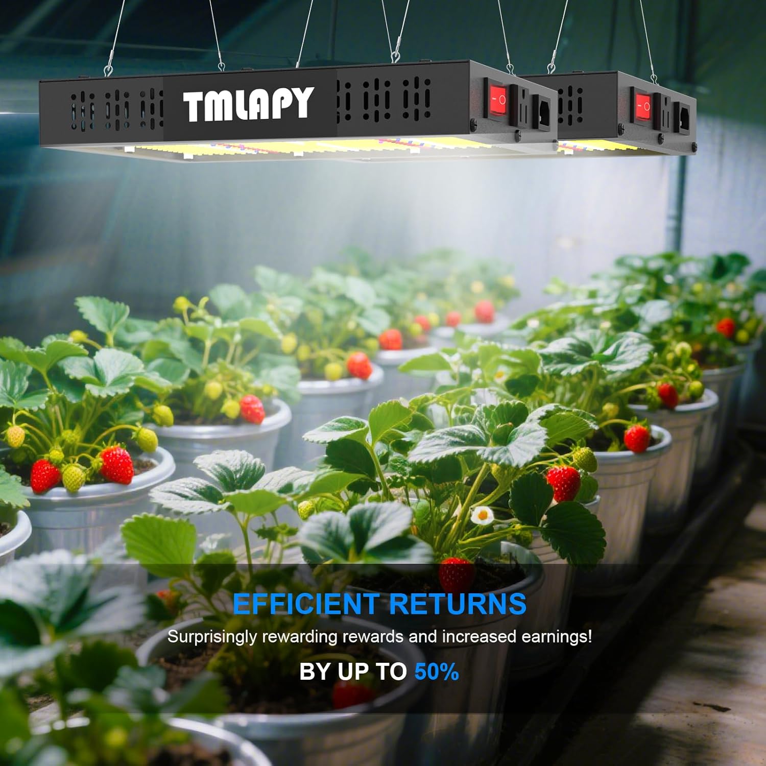600W LED Grow Light, Plant Lights for Indoor Growing, Full Spectrum Grow Lights for Indoor Plants with Daisy Chain for 2x2 Grow Gent