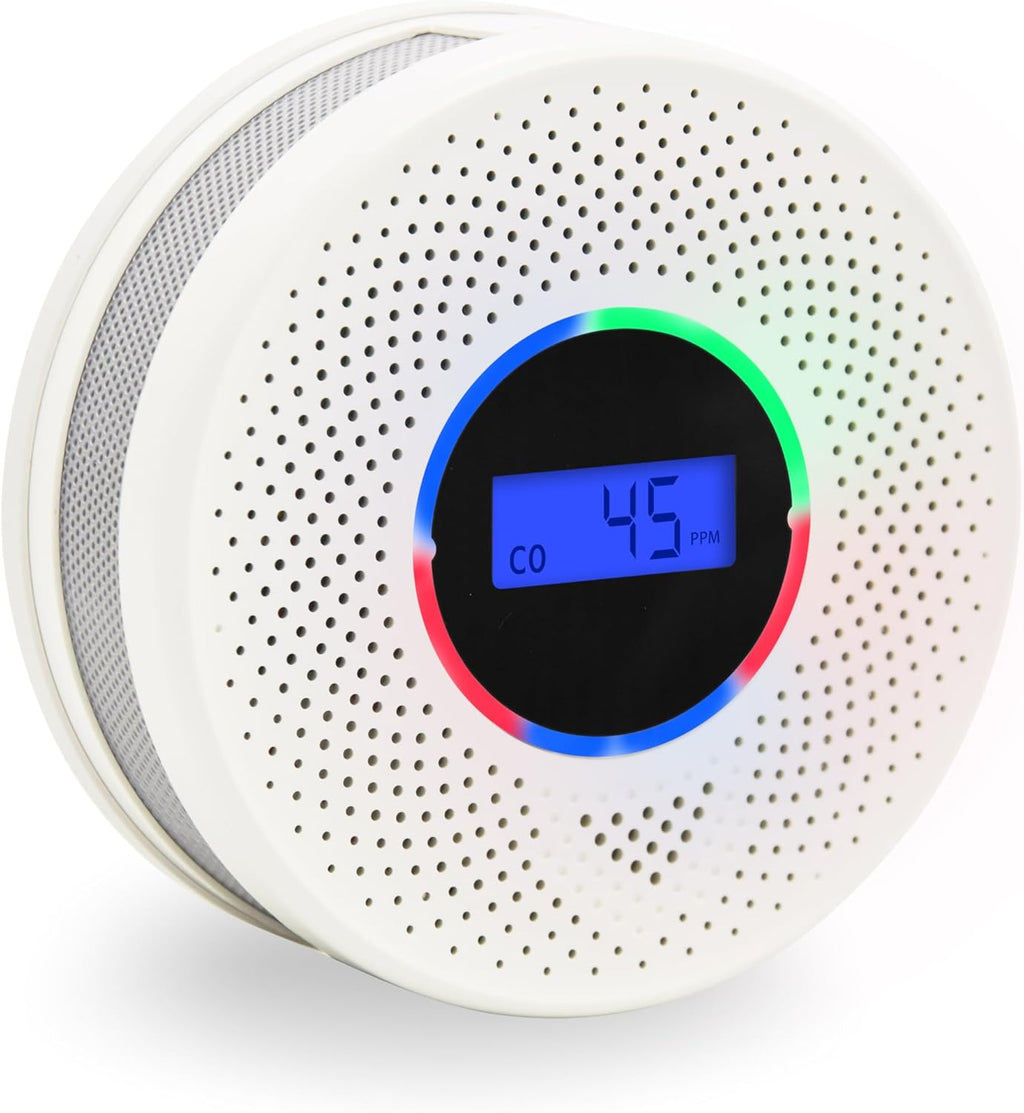 1Pack Upgraded Interlinked Smoke Carbon Monoxide Detector, Battery Powered&Wireless Interconnected Smoke and CO Alarm, Transmission Range of Over 820 ft (Includes Battery)