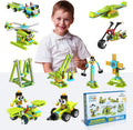 makerzoid Building Robot Kit, 370+ Educational DIY Building Blocks, 100+ Models STEM Robot Toy for Kids Ages 6+, Birthday Christmas Graduation Gift for Boys Girls