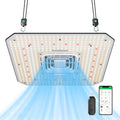 VIVOSUN AeroLight A150SE, LED Grow Light 150W with Integrated Circulation Fan & GrowHub Controller E25, Compatible with App and E42A, 2x4/3x3 Coverage, Establish an Intelligent Grow Environment