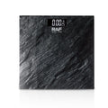 Digital Bathroom Scale with LED Display, Black Marble Pattern, Automatic On/Off Function, 180kg Capacity