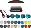 Parking Sensor Kit Backup Sensor Kit Reverse Sensor for Car 18 Color Options for Probes Adjustable Alarm Volume Professional Sensore de Reversa para Carro Safe Driving Assistant（Green）