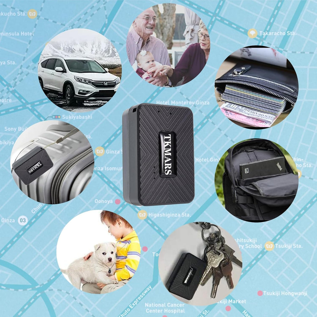 4G Mini GPS Tracker for Vehicles, No SIM Card Included, Real-Time Tracking, 60-Day Battery Life, Magnetic GPS Locator for Car, Motorcycle, Kids, Luggage, Anti-Theft
