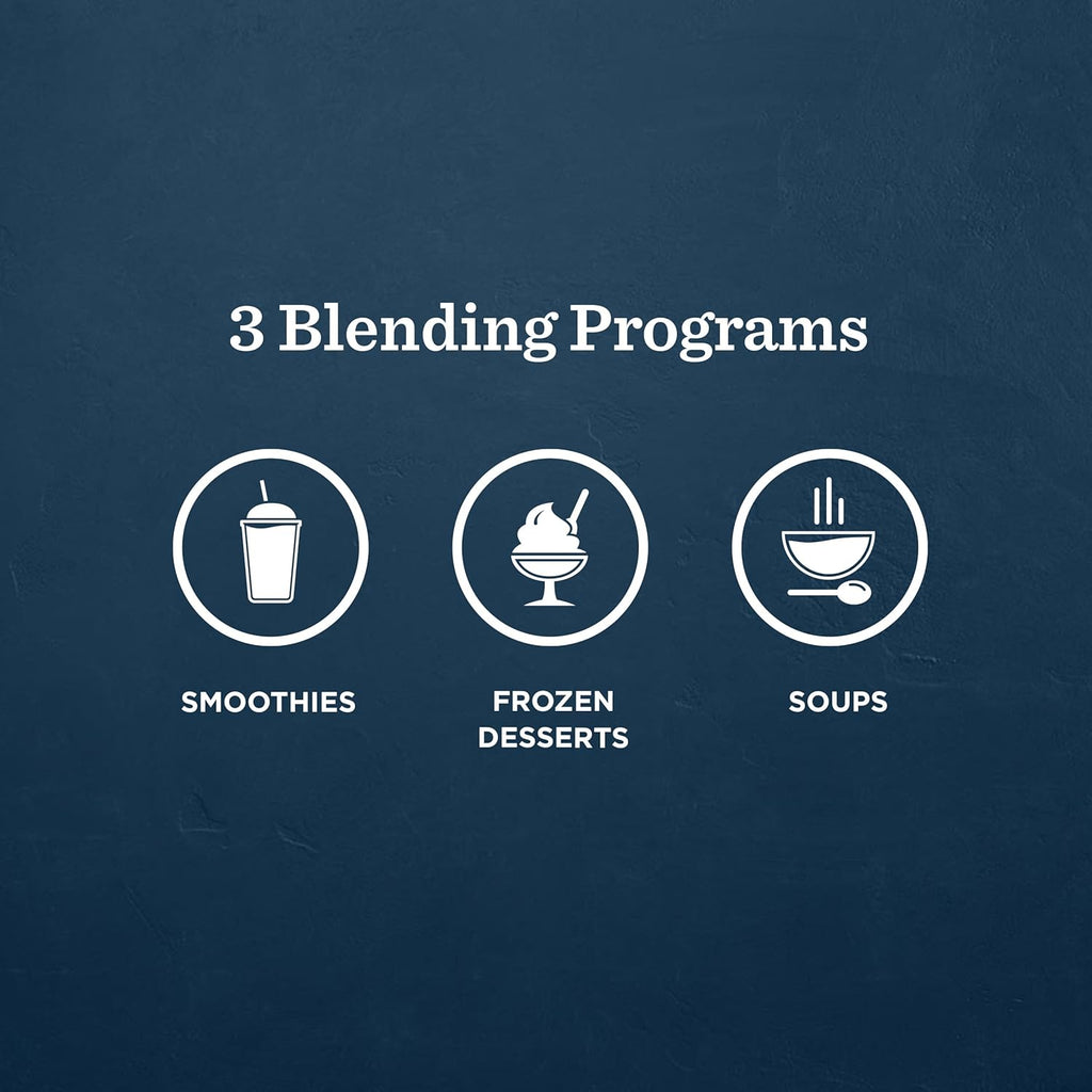 Vitamix Ascent X2 Blender with Three Blending Programs, Self-Cleaning Program, Professional-Grade Blender for Smoothies, Soups and More, Stainless-Steel Blades, 48 Oz Container, Polar White