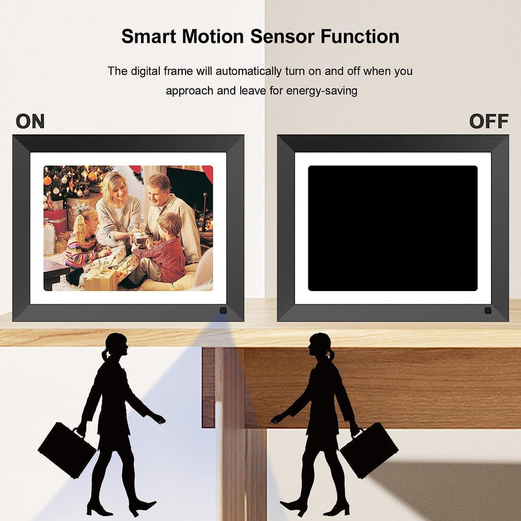 11-inch Dual-WiFi Digital Photo Frame - 32GB FULLJA 2K Smart Digital Picture Frame, Digital Calendar, Motion Sensor, Full Functions, Sharing Photos and Videos via App/Email Instantly