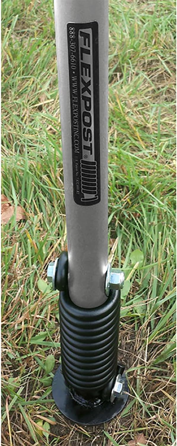 SmartSign 6 feet FlexPost Signpost for Natural Ground - Flexible Sign Post with Heavy-duty Spring, Made in USA