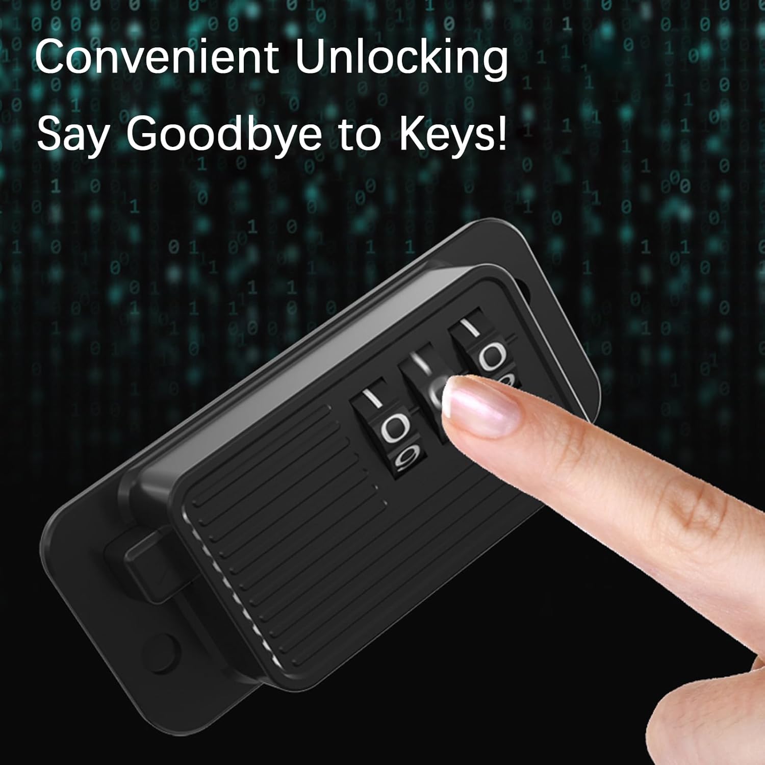 Heavy Duty Combination Refrigerator Lock (1 Pack) - Cabinet Locks Baby Proofing, No Drilling Adhesive Fridge Locks, for Fridge, Cabinets, Drawers, Window and Child Safety Cabinet Lock