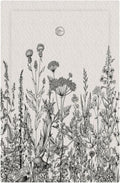 Decorative Light Switch Plate Covers Sketches of Wildflowers and Grasses 1 Gang No Device Single Blank Outlet Covers Wall Plate Light Switch Cover Plate Faceplate for Bedroom Home Decor