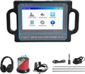 PQWT CL500 Water Leak Detectors for Home and Outside Wall Water Pipe Detector Acoustic Pipeline Leakage Detection Kit Professional Sensor Noise Reduce Headphone LCD Touchscreen Carry Case 5 Meters