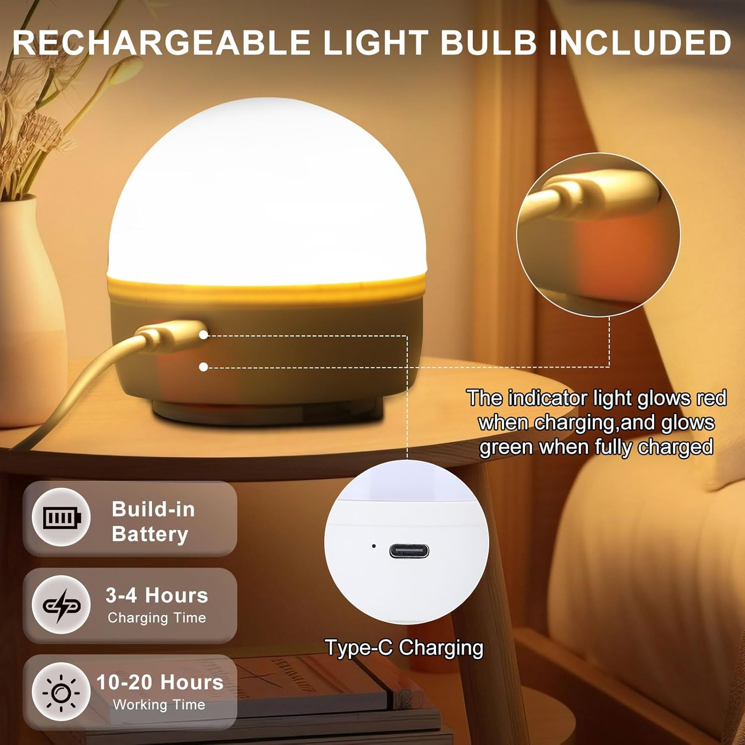 Lightess Battery Operated Wall Sconces Set of 2, Dimmable Rechargeable Wall Lights with Remote Control, Sconces Wall Decor Set of 2 with Bulbs for Bedroom Living Room, White