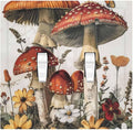 Decorative Switch Plates Mushroom Forest Butterfly Wild Flower 2 Gang Double Toggle Outlet Light Switch Cover Wall Plate Electrical Faceplate For Bed Room Living Room Decor